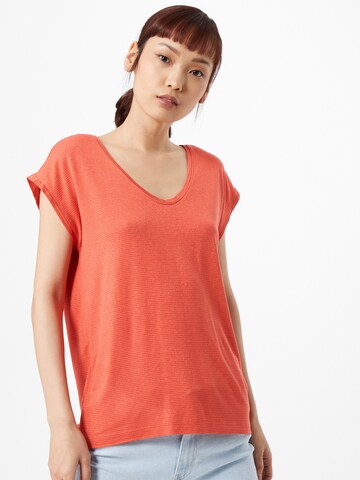 PIECES Shirt 'Billo' in Oranje: voorkant
