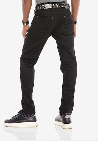 CIPO & BAXX Slimfit Jeans in Schwarz