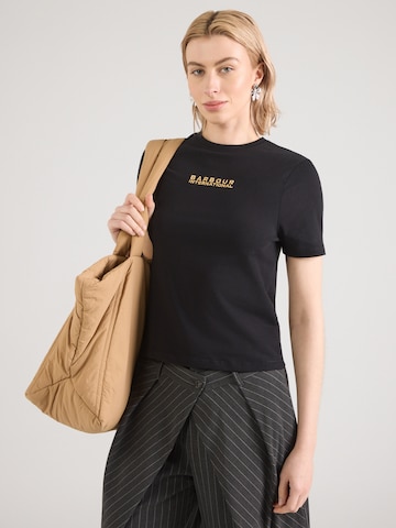 Barbour International - Camiseta 'Devin' en negro: frente