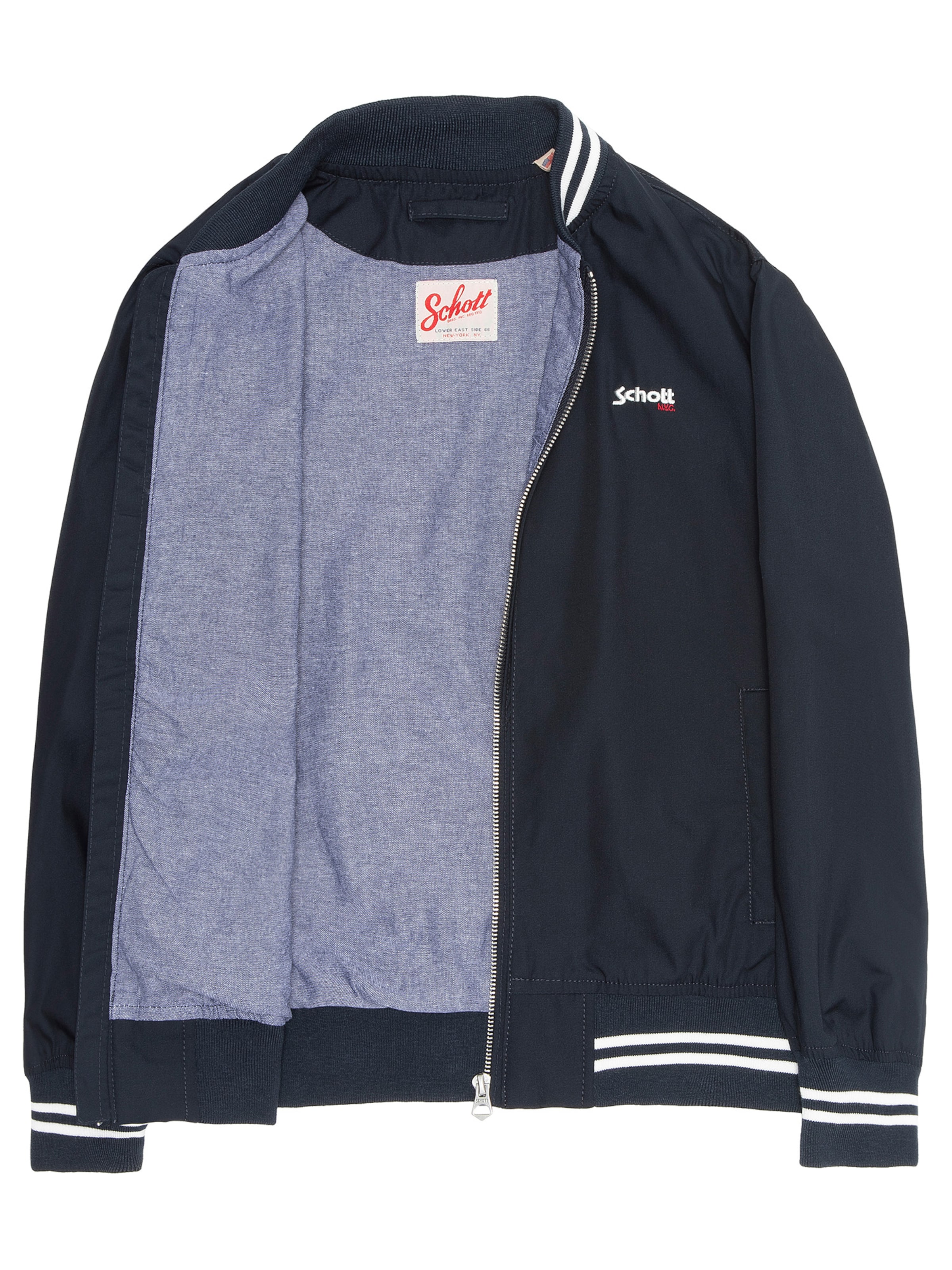 Schott NYC Between-Season Jacket in Blue