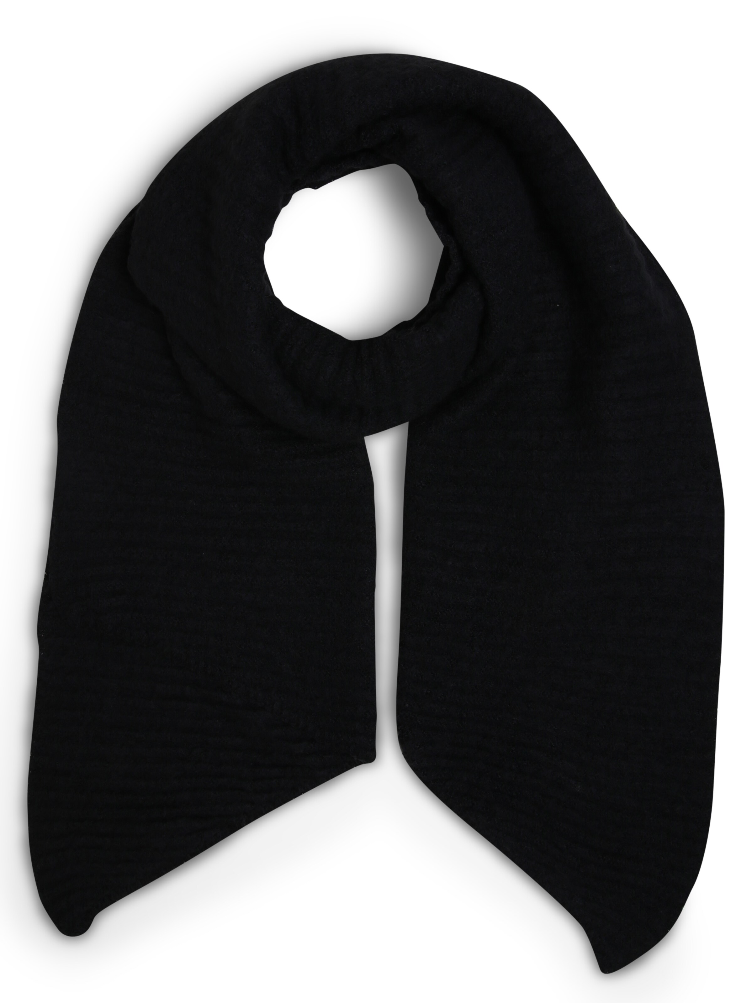 PIECES Šal 'Pyron' | črna barva