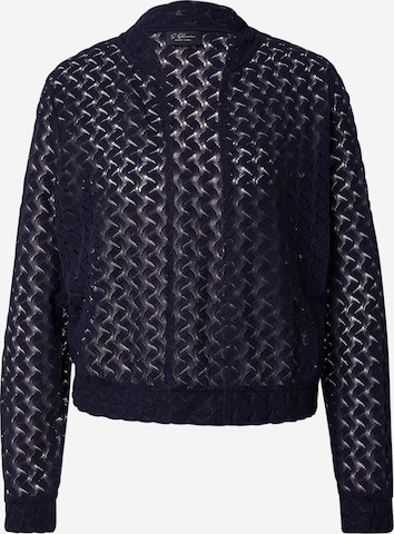 Geacă tricotată de la s.Oliver BLACK LABEL pe albastru: față