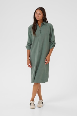 Robe-chemise 'Naya ' Kaffe en vert : devant