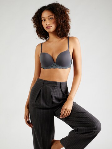 ESPRIT Push-up BH 'Camila' in Grijs