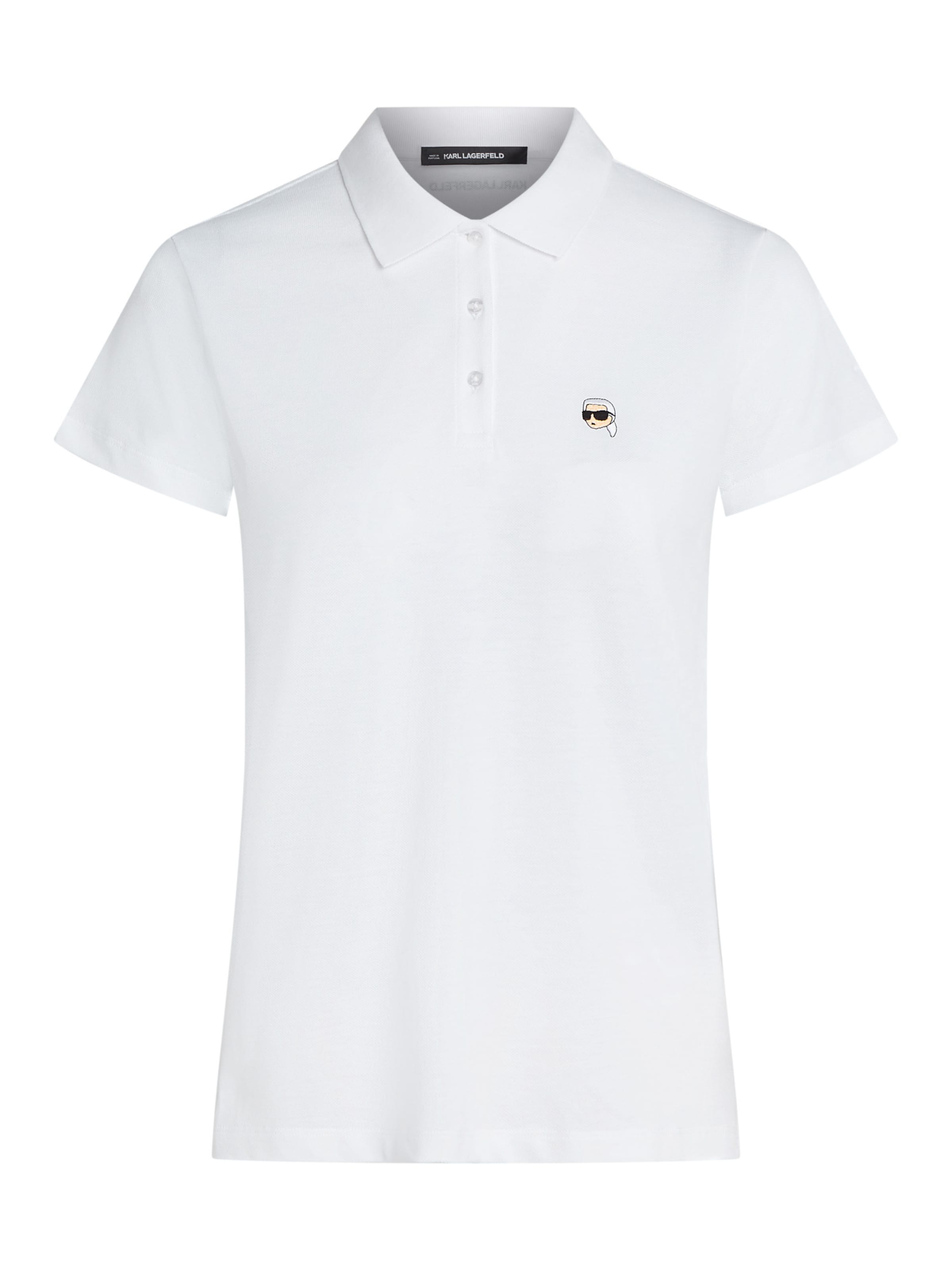 Karl Lagerfeld T-shirt i vit: framsida