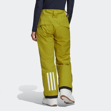 žalia ADIDAS TERREX Standartinis Laisvalaikio kelnės 'Resort'