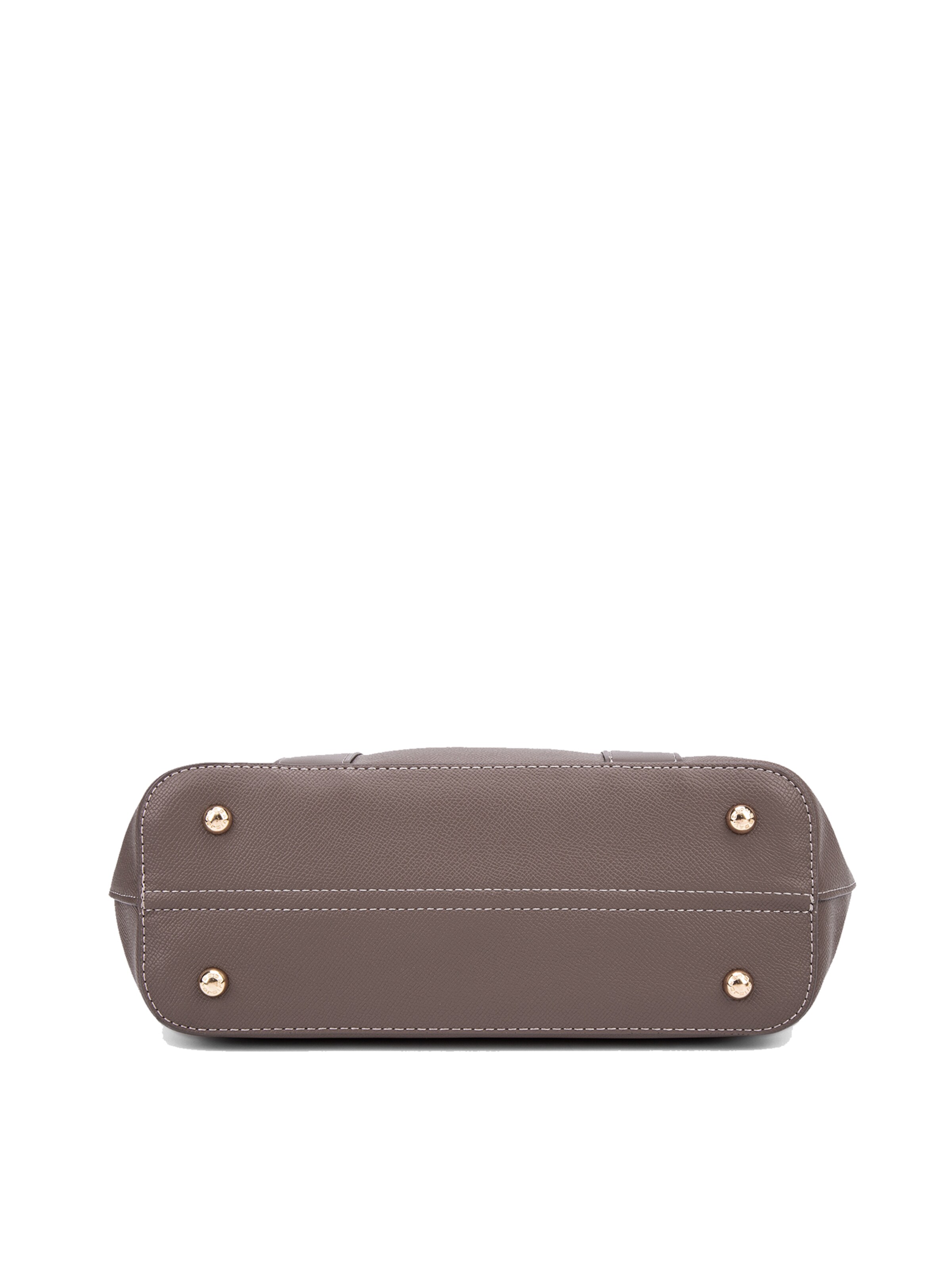 Borsa a spalla 'Borsa a Spalla Donna Vegan Leather 36x23 cm - Chiusura Zip' di David Jones in marrone