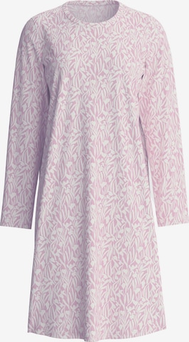 Camicia da notte 'Blooming Nights' di CALIDA in lilla: frontale