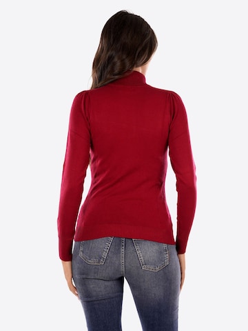Pullover 'Maglia' di Yes Zee in rosso