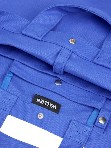 WALLIEN Schoudertas 'Premium Tote Bag' in Blauw