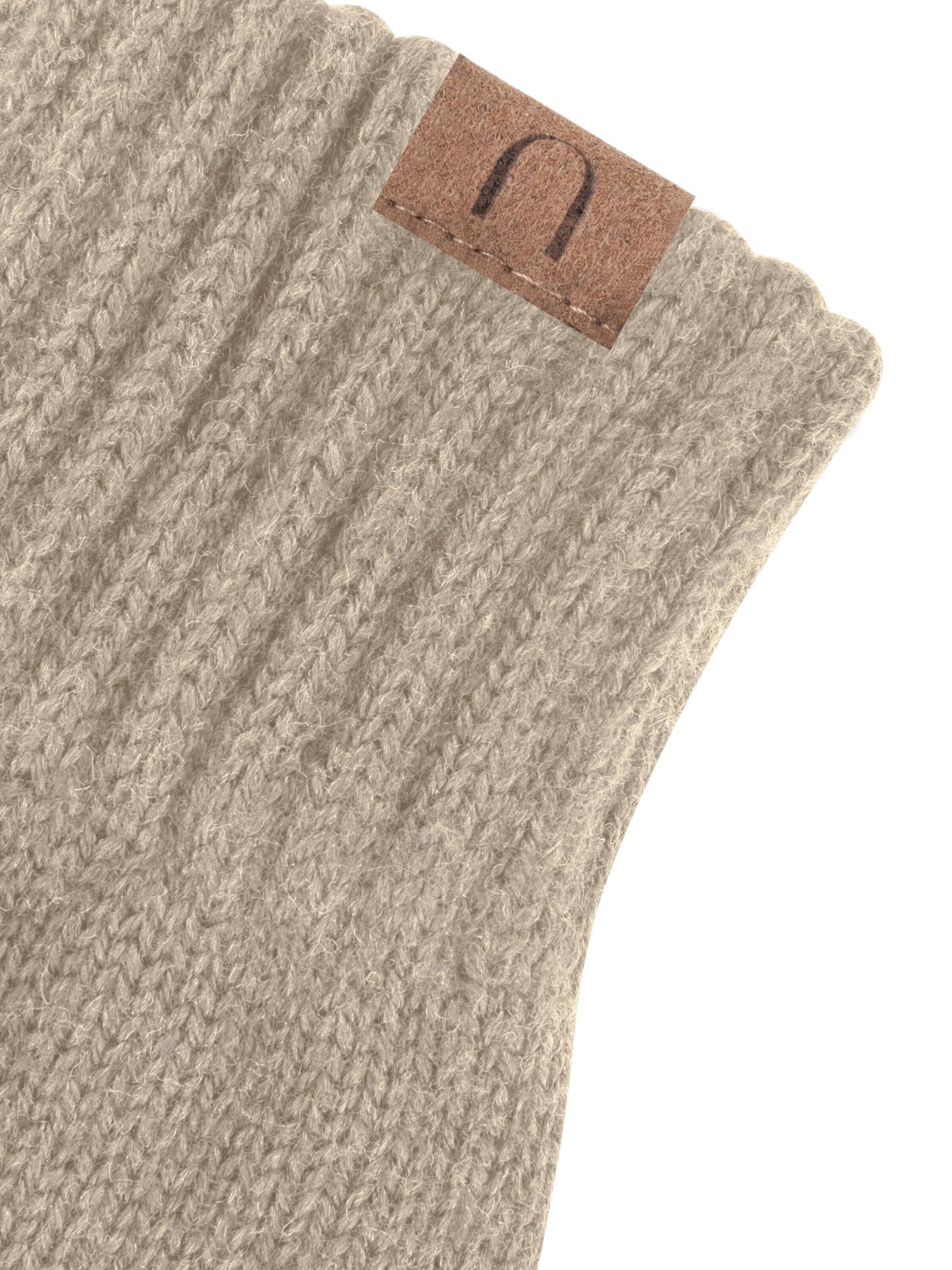 Gants normani en beige