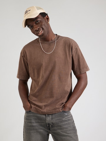 HOLLISTER Tričko - Hnedá: predná strana