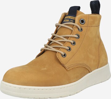 JACK & JONES Schnürstiefel in Gelb: predná strana