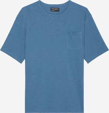 Marc O'Polo T-Shirt 'in softer Slub-Jersey-Qualität' in Blau: predná strana
