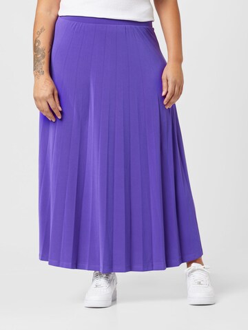 Dorothy Perkins Curve Skirt in Purple: front