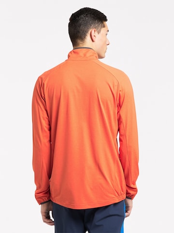 Haglöfs Athletic Fleece Jacket 'Mirre Mid' in Orange