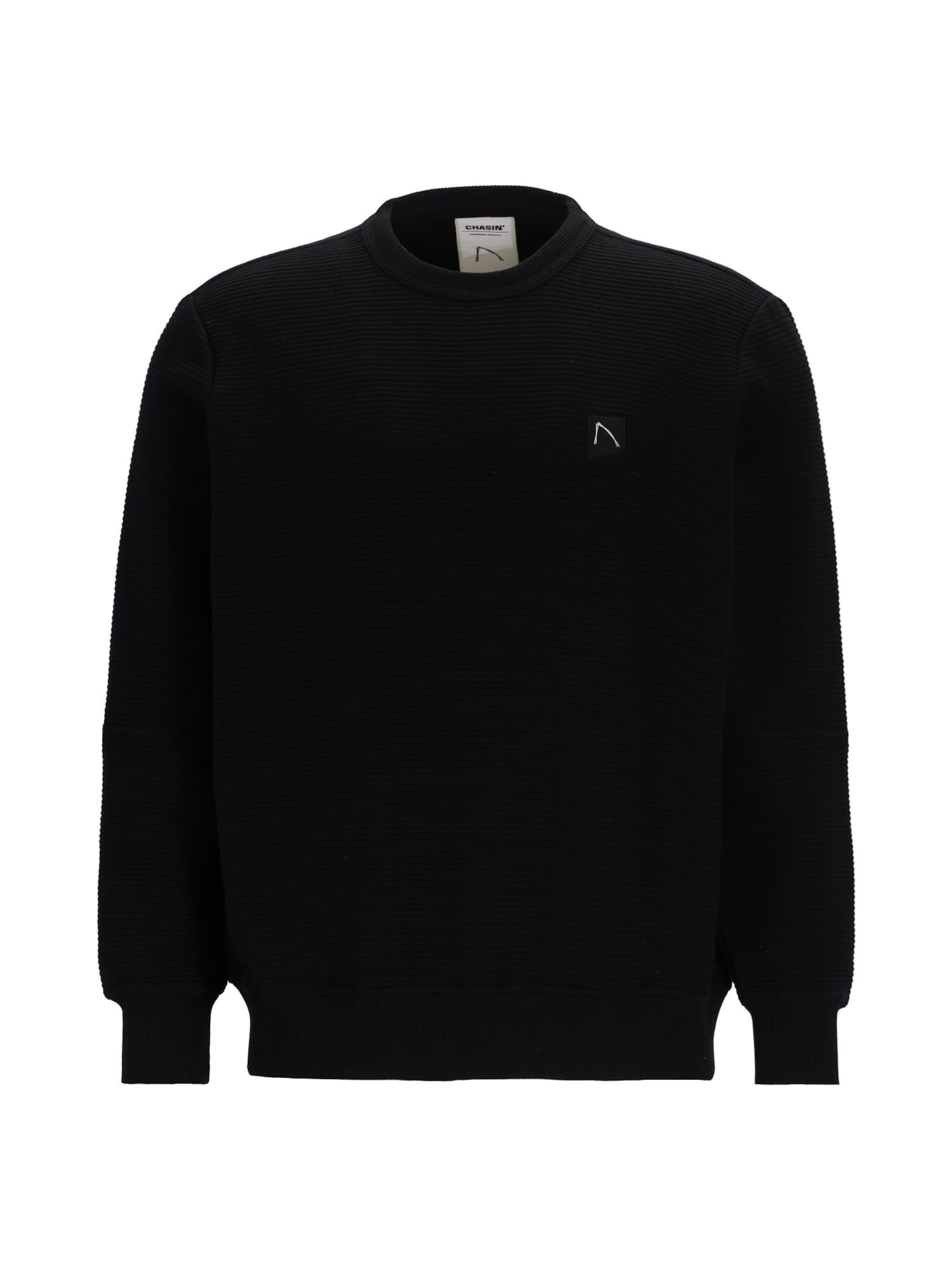 CHASIN' Sweater 'Bullet' in Black: front
