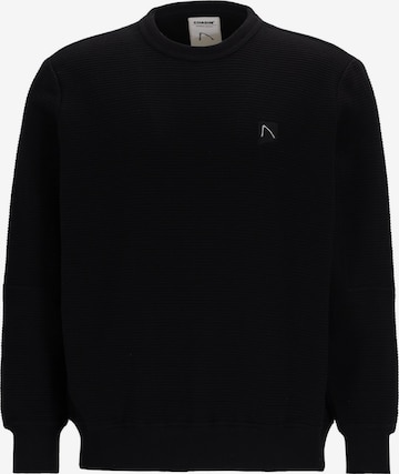 CHASIN' Pullover 'Bullet' in Schwarz: Vorderseite