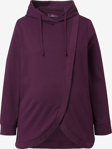 Ulla Popken Sweatshirt in Lila: Vorderseite
