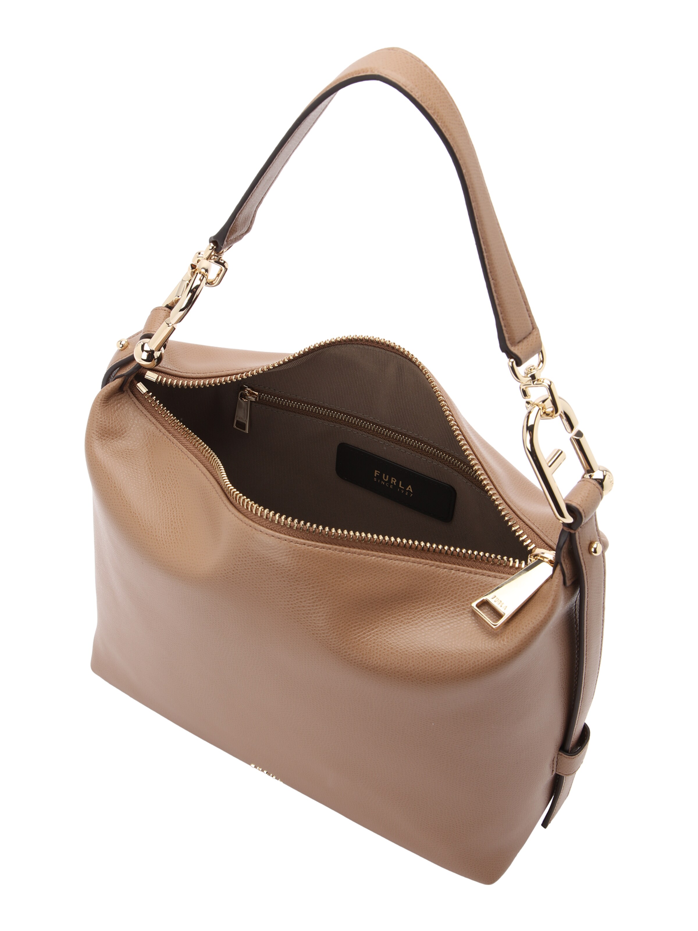 FURLA Τσάντα ώμου 'Tonie' σε καφέ