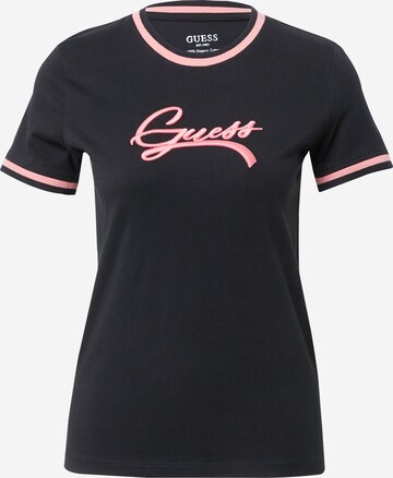 GUESS Shirt 'CAMILA' in Zwart: voorkant