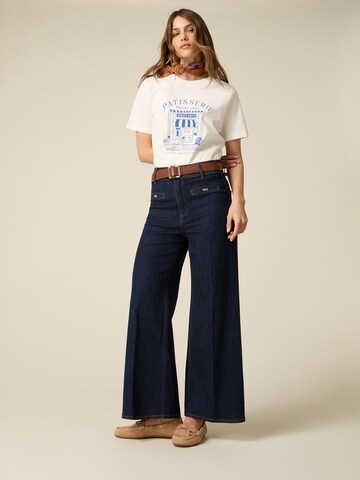 oltre - Ropa ancha Vaquero en azul