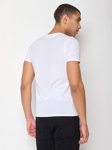 GREENBOMB Shirt 'Nature Horizon' in White