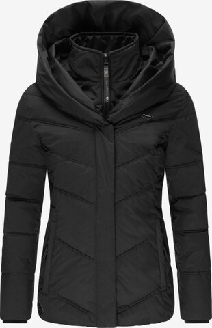 Ragwear Winterjacke 'Natesa' in Schwarz: predná strana