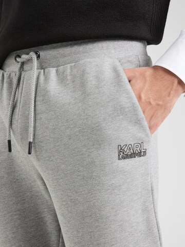 Karl Lagerfeld Tapered Hose in Grau