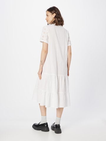 PULZ Jeans Summer Dress 'METHA' in White