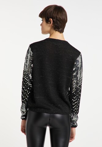 myMo at night Knit Cardigan in Black