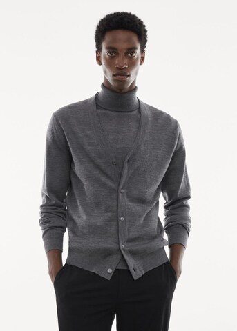 Vestes en maille 'Willyc' MANGO MAN en gris : devant