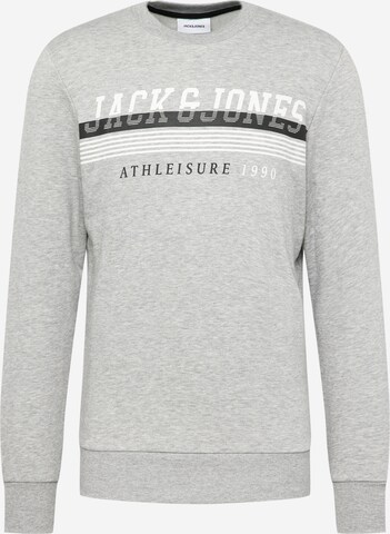 pilka JACK & JONES Megztinis be užsegimo 'Iron': priekis