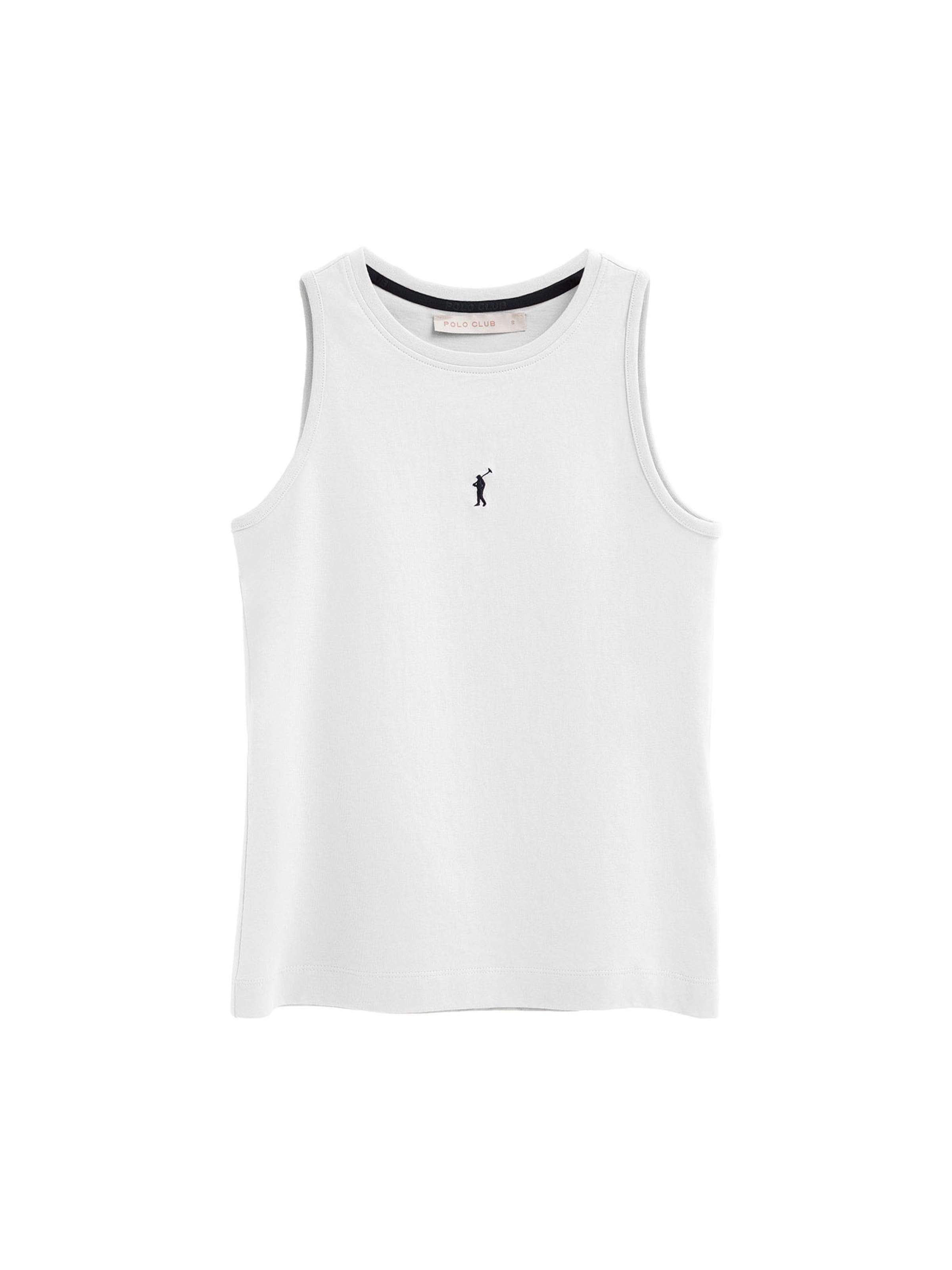 Polo Club Top 'Rigby' in White: front