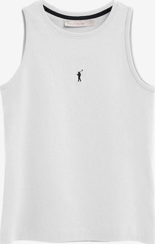Polo Club Top 'Rigby' in White: front