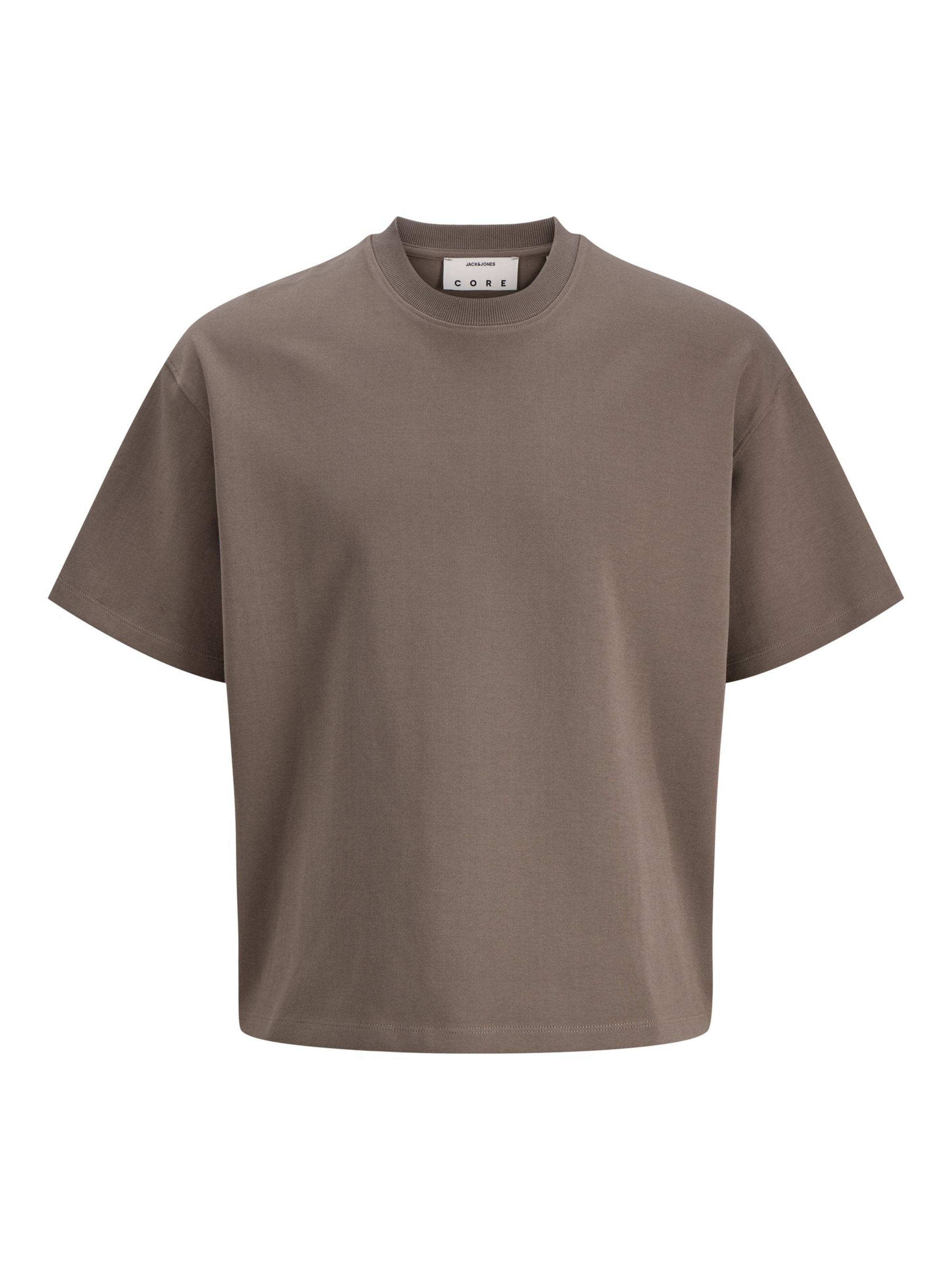 JACK & JONES Camiseta en L en marrón moteado, Vista del producto
