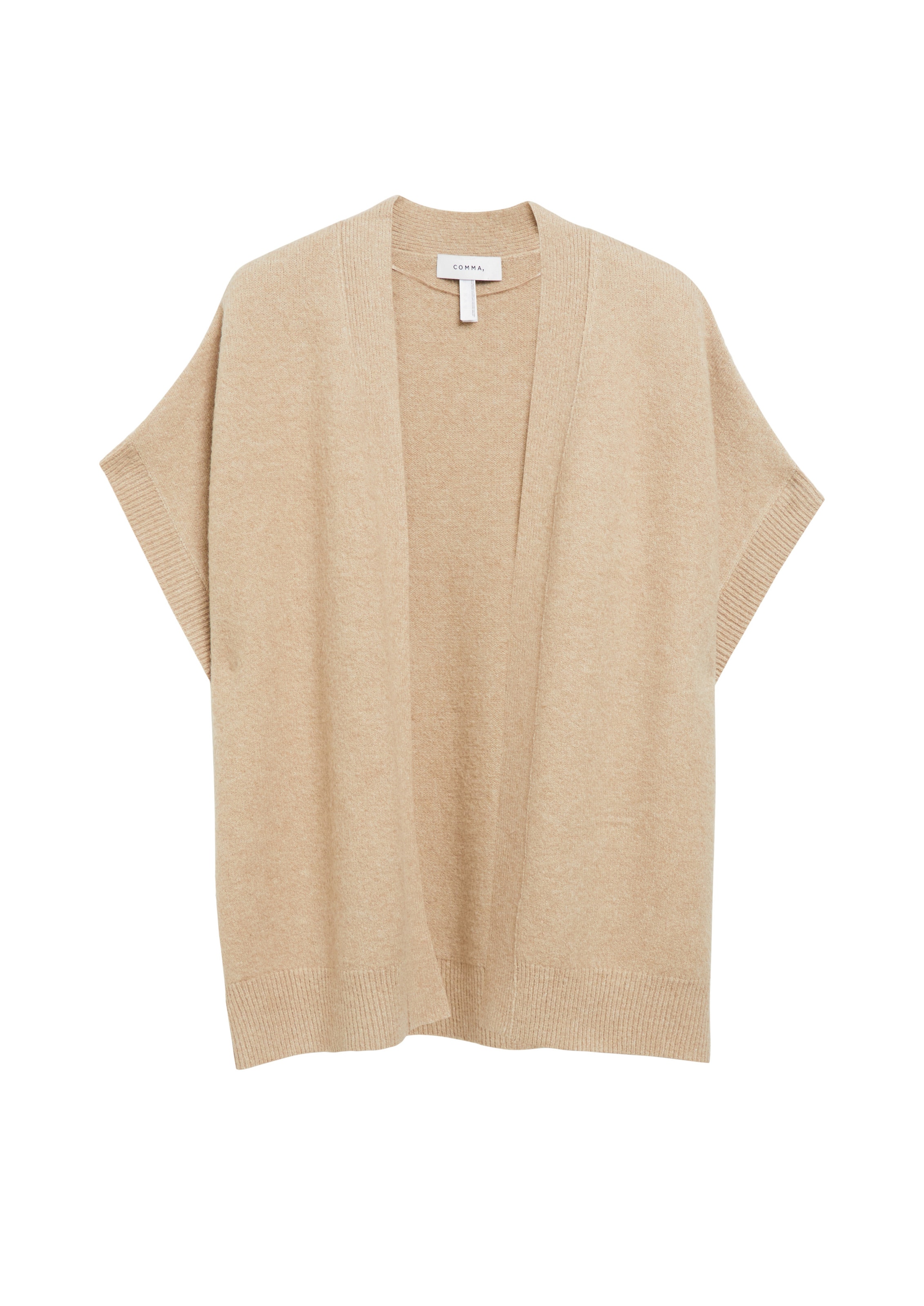 COMMA - Cárdigan en beige: frente