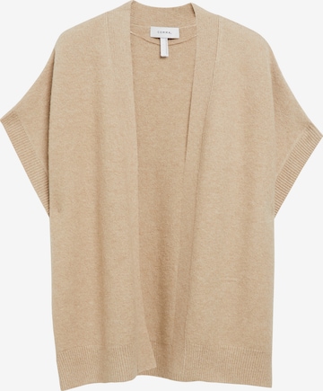 COMMA - Cárdigan en beige: frente