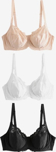 Next BH in 80/H in nude / schwarz / weiß, Produktansicht