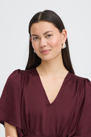 ICHI Dress 'IHSTORMY' in Red