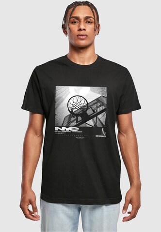 Mister Tee Shirt 'NYC Ballin ' in Black: front