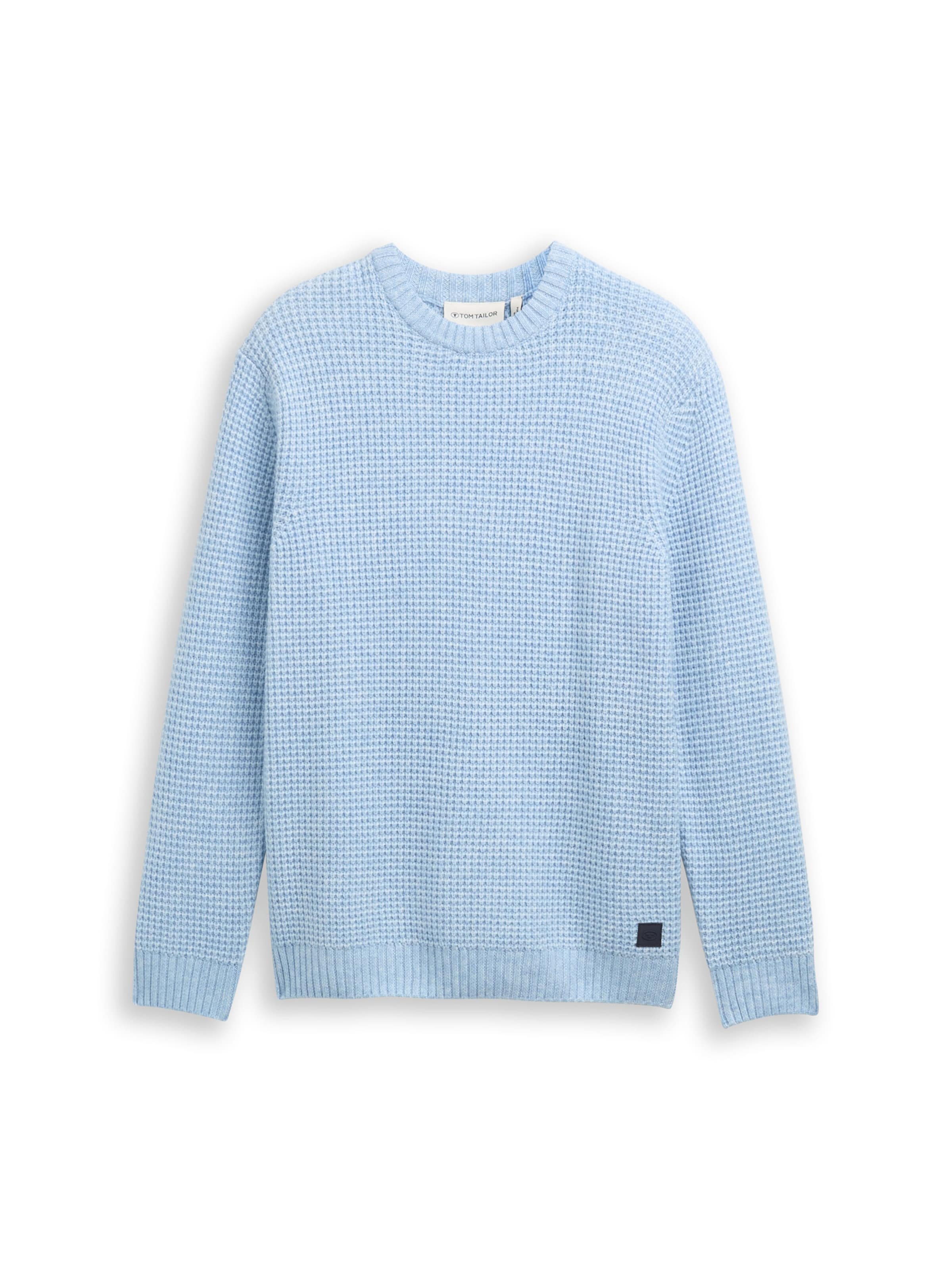 TOM TAILOR Sweater in Blue: front