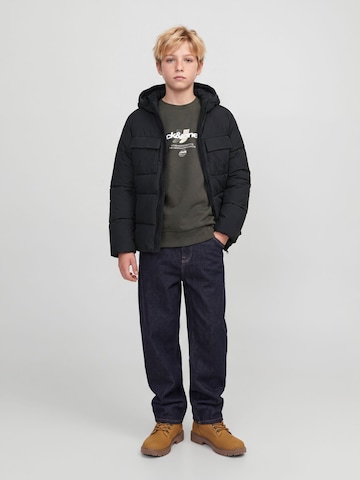 Jack & Jones Junior Winterjas in Zwart