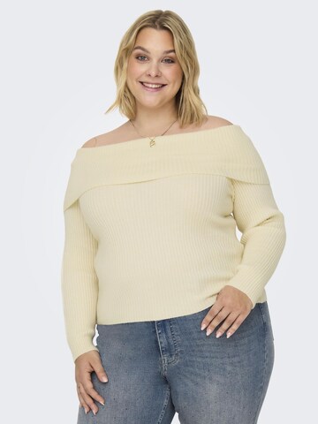 ONLY Carmakoma Pullover 'CARKatia' i grå: forside