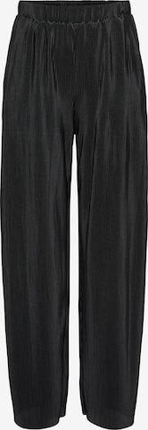 ONLYWide Leg/ Široke nogavice Hlače - crna boja: prednji dio