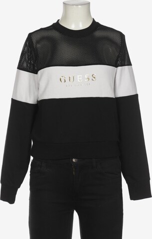 GUESS Sweatshirt & Zip-Up Hoodie in XS in Black: front