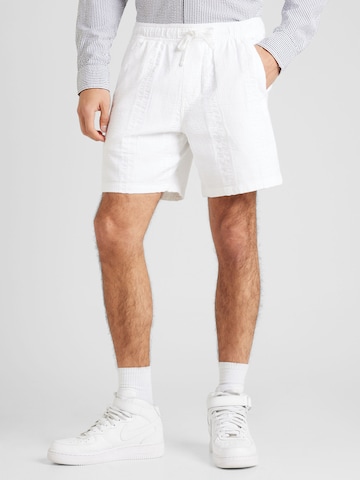 regular Pantaloni di HOLLISTER in bianco: frontale