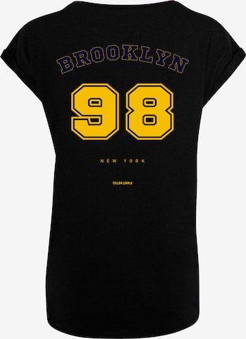 F4NT4STIC Shirt 'Brooklyn 98 NY' in Black: front
