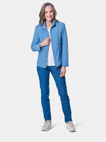 Goldner Jacke in Blau