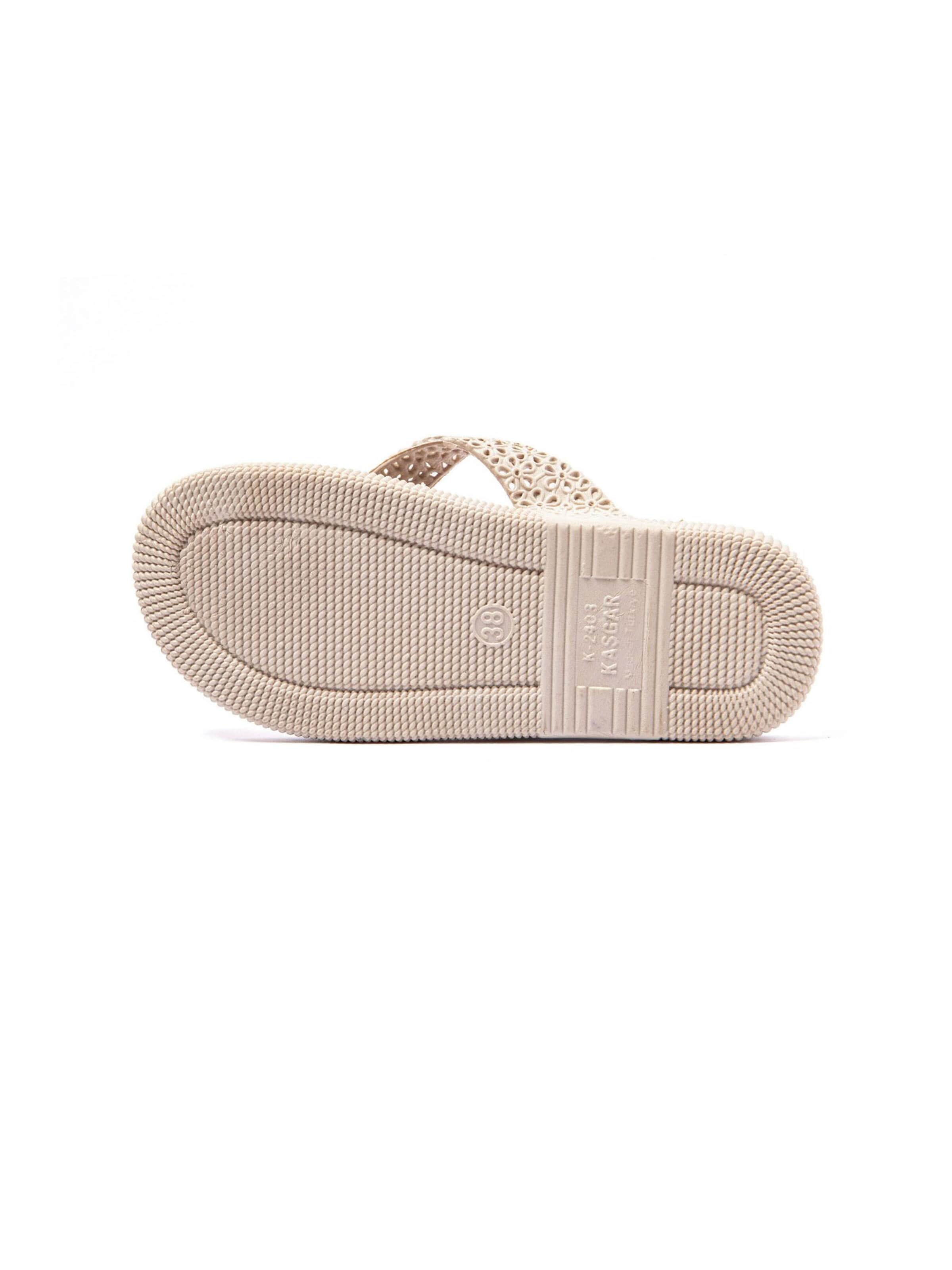 Brasileras T-Bar Sandals 'Flopee' in Beige
